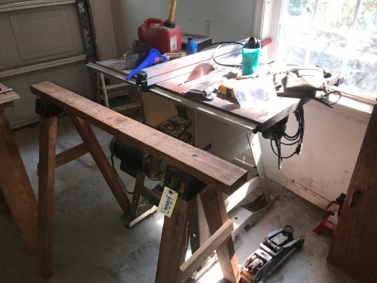 Craftsman Table Saw, And Saw Horse