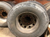 5-RE-CAP MOUNTED 11R22.5 TIRES