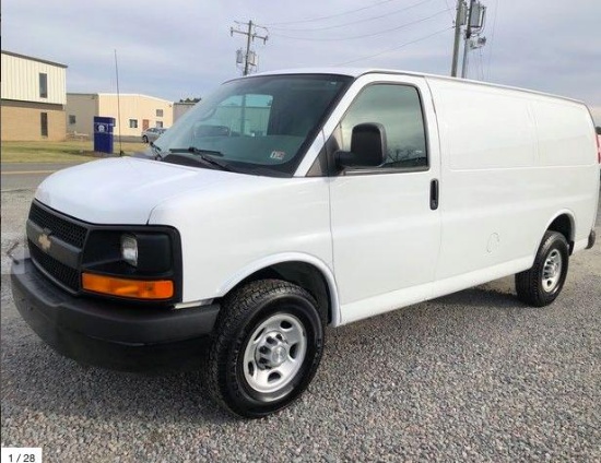 2015 Chevrolet Express Van, VIN # 1GCZGTCG3F1273871