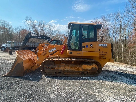 2012 John Deere 655C Crawler Loader - NEW ENGINE