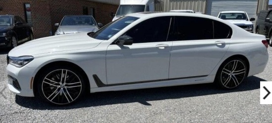 2019 BMW 7 series Passenger Car, VIN # WBA7F2C50KB239228