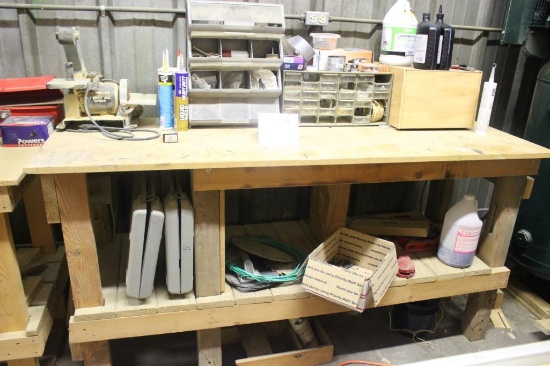 Work Table with Belt Sander