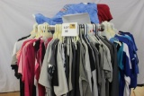 Clothing Rack with Blank shirts
