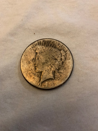 1924 Peace Dollar