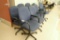Lot of 8 Blue Task Chairs.