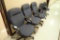 Lot of 7 Blue Task Chairs.