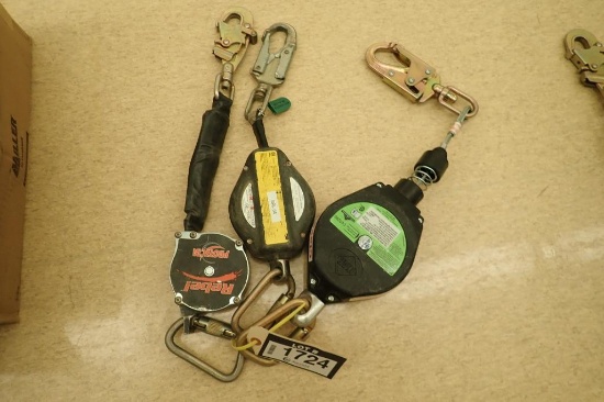 Lot of Proteca Rebel Self Retracting Lifeline, Ikar Self Retracting Lifeline and Honeywell North