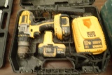 DeWalt Cordless Drill w/ 2 Batteries and Charger.
