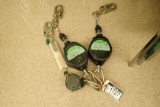 Lot of 2 Ikar Self Retracting Lifelines and 3M Webbing Self Retracting Lifeline.