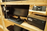 Lot of HP Desktop Computer, HP Flatscreen Monitor, ViewSonic Flatscreen Monitor, Brother HL-2140
