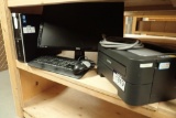 Lot of HP Desktop Computer, Benq Senseye3 Flatscreen Monitor, Brother HL-2240 Laser Printer,