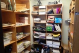 Contents of Supply Storage Room inc. File Folders, Binders, Envelopes, Paper Clips, Highlighters,