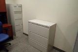 Lot of Vertical 5-drawer File Cabinet, Lateral 3-drawer File Cabinet and Vertical 4-drawer File