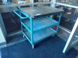 Metal 3-tier Warehouse Cart.