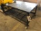 Steel Mobile Shop Table