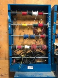 Electrical Wire Spool Rack w/ Asst. Electrical Wire