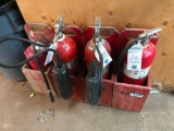Lot of (4) Asst. Fire Extinguishers