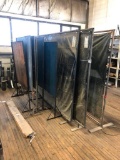 Lot of Asst. Welding Curtains and Shadow Boards.