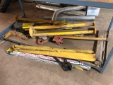 Lot of Tri-Stands, Measuring Rods, etc.