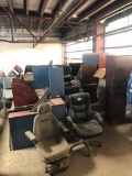 Lot of Asst. Office Furniture inc. Desks, Task Chairs, Stacking Chairs, Bookcase, File Cabinets, etc
