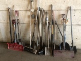Lot of Asst. Shovels Brooms, etc.