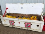 Fuel Can Storage Box w/ Asst. Fuel Cans