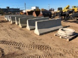 Lot of (10) Asst. Jersey Barriers and Cement Rings, etc.
