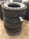 Lot of (2) LT 245/75R17 Tires and (3) 265/70R18 Tires
