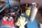 Lot of Oxy/Acetylene Cutting Tips, Air Nozzles, Welding Aprons, Electric Thermometer, Heat Gloves,
