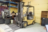 Caterpillar GP15 LPG 3,000lbs Capacity Forklift. 3-Stage Mast, Side Shift, Spare LPG Tank, Showing