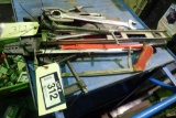 Lot of Hacksaw, Wire Stripper, C-Clamps, Vice Grip, etc.
