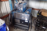 Miller CP-302 CV/DC Welding Power Supply w/ Miller 22A Wire Feeder, Cart and Cables. Showing 20hrs.