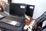 HP EliteBook 8740W Laptop Computer w/ Powercord, Case and LG Flatiron E2241 Monitor.