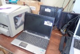 HP ProBook 6550b Laptop Computer w/ Powercord and Elo Monitor.