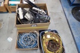 Lot of Asst. Keyboards, Speakers, Powerbars, Extension Cords, Cables, etc.