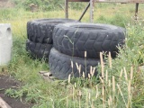 Lot of 4 Bridgestone V-Steel K-Traction 17R25 Loader Tires. **NOTE: LOCATED IN CROSSFIELD, AB**