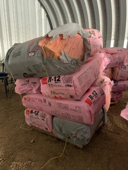 Lot of 8 Bundles R-12 Insulation.