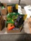 Box of Asst Camp Supplies including, Compression Sacks, Matches, Candles, Glowsticks, etc.