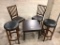 Lot of (2) Bar Stools, (2) Chairs, (1) End Table