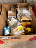 Lot of Asst. Electrical Components including Breakers, Plugs, etc.