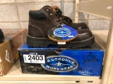 JB Goodhue Womens Steel Toed Boot - Size 8.5