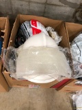 Box of (4) Asst. Hard Hats and (1) Fire Fighters Hat