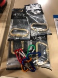 Lot of Asst. Carabiners, Clips, etc.