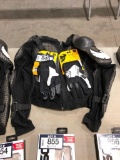 Lot of (1) Set of M Impact Pads, (2) Thor M Gloves