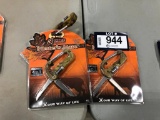 Lot of (3) 4-IN-1 Carabiner Tools