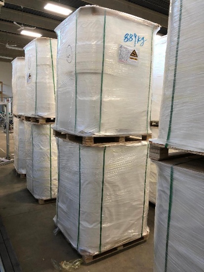 Lot of (2) Pallets of 120g/m2 Paper Spools