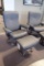 Ekornes Stressless Dover Medium Paloma Leather Reclining Arm Chair w/ Ottoman and Elevator Rings for