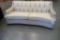 Decor-Rest Transitional Tufted Back 7' Curved Sofa.