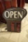 Electric Open Sign.