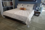 LH Imports Aura King Bed w/ Headboard, Frame, Box Spring, and 20